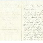 Letter dated August 26, 1863: Front