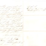 Letter dated August 3, 1864: Back
