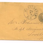 Letter dated August 3, 1864: Envelope