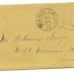 Letter dated July 21, 1864: Envelope